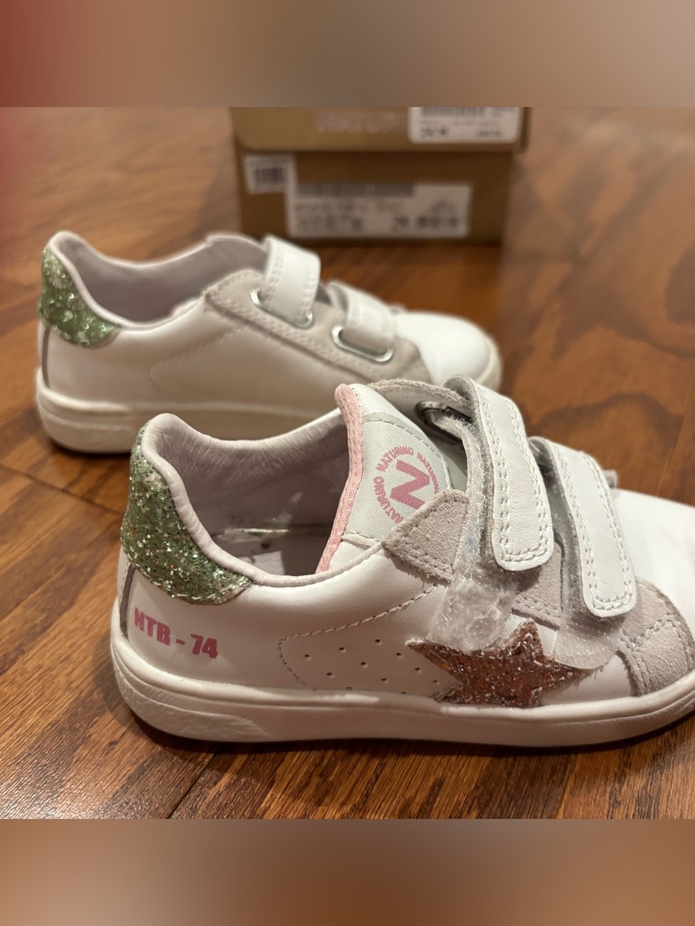 Naturino Kids Light White Velcro Sneakers